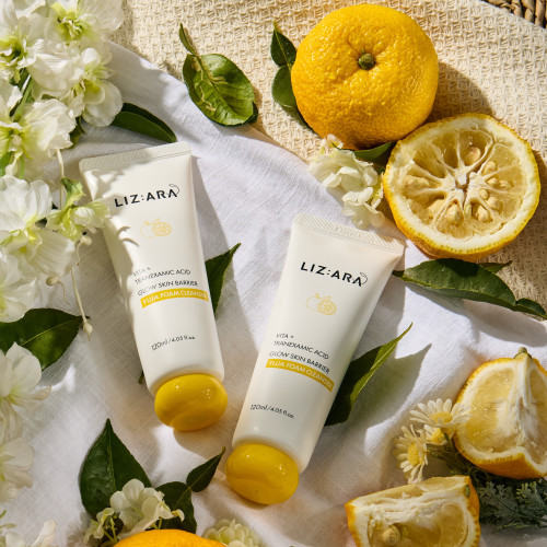 리즈아라 글로우 스킨 베리어 유자 폼 클렌저 120ml