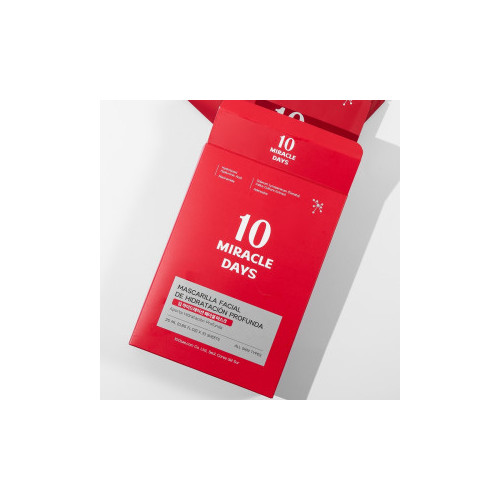 [ENG]10 Miracle Days Deep Hydration Mask Intense Moisturizing K-Beauty Sheet Mask for Glowing Skin